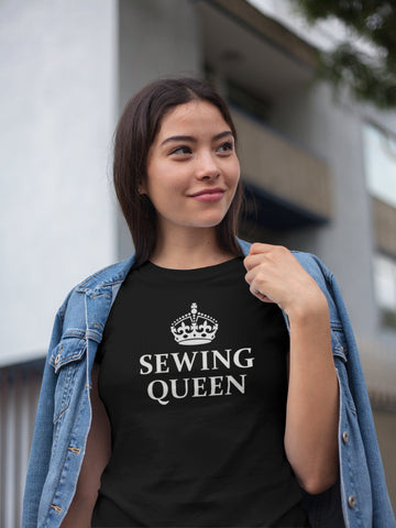 Image of Sewing Queen T-Shirt | Perfect for Sewing Lovers