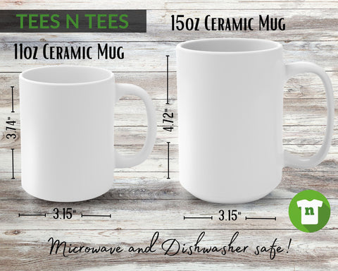 Image of Santa Claus Xmas Mug - Funny Christmas Tea Mug - Wyoming USA Gift Idea