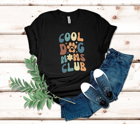 Image of Dog Mom Shirt for Women - Cool Mom Club T-Shirt for Dog Lovers